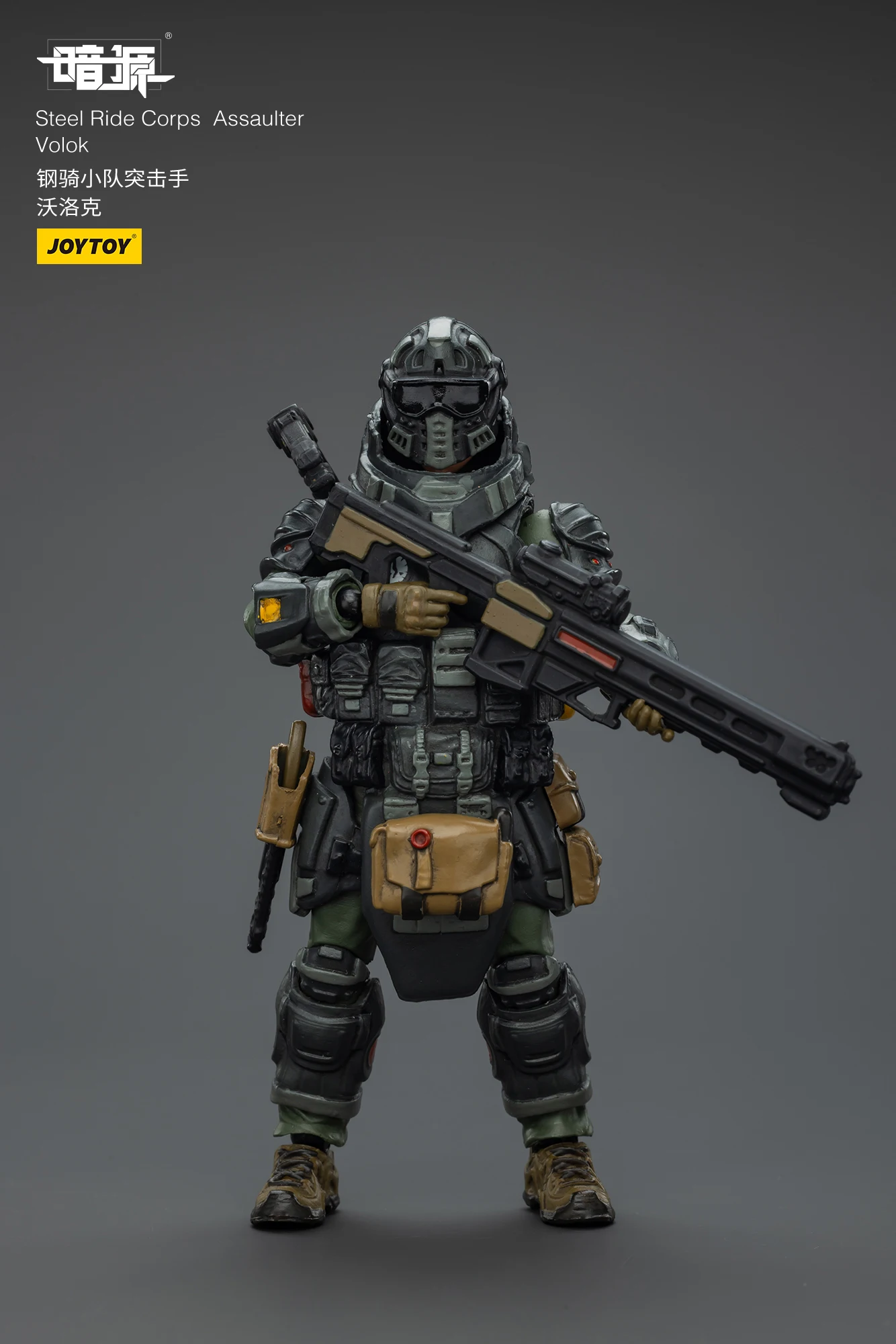 

JOYTOY Dark Source Steel Ride Corps Assaulter Volok Action Figures Doll Collection Gift Decoration Original Model Collect Toys
