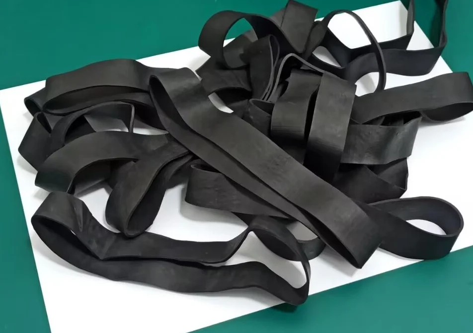 Breites 20 mm schwarzes elastisches Gummiband, robust, stark, großes Paket, Verpackungsbinder 5/10/20 – Sie wählen die Menge