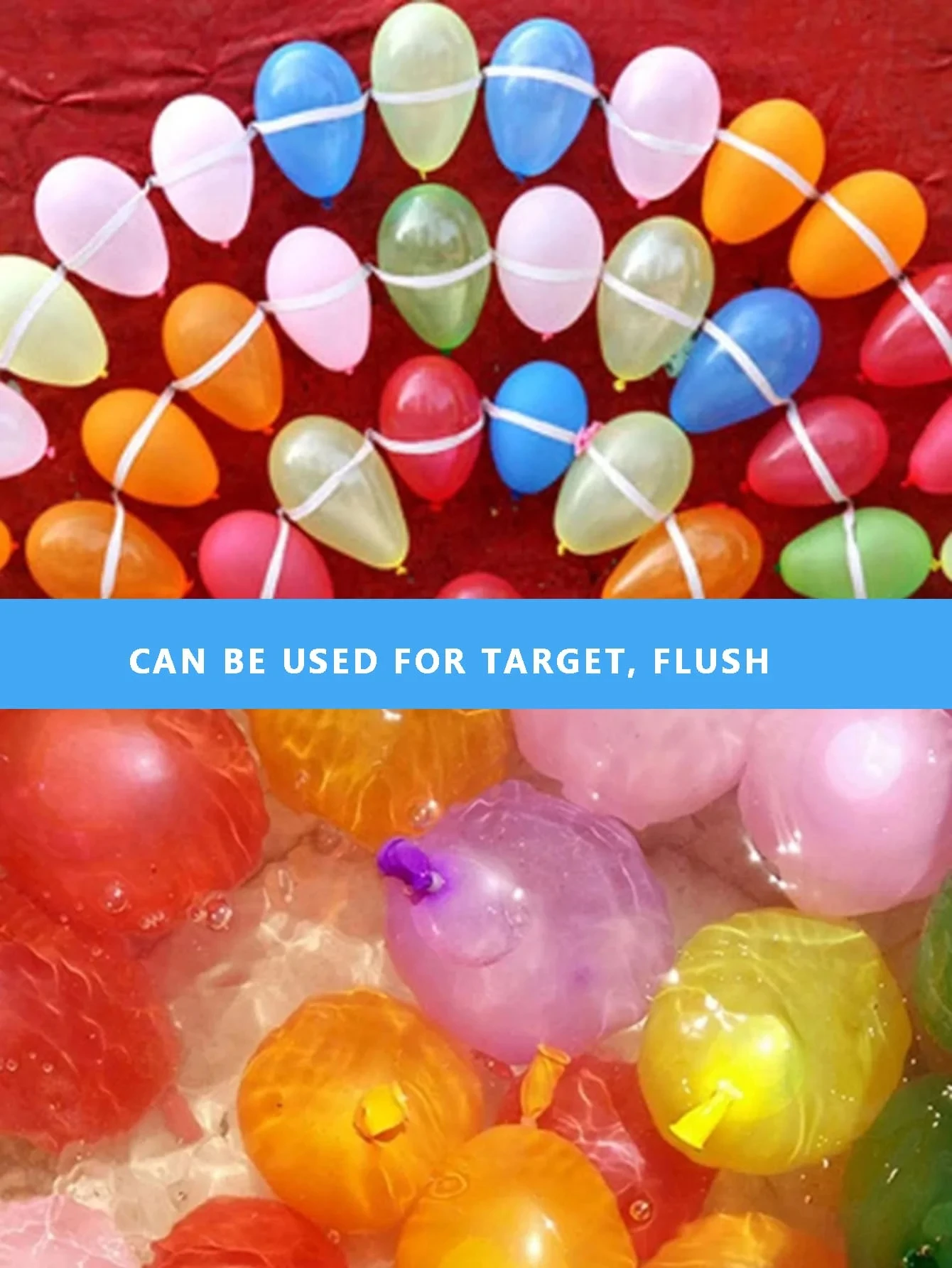 1000PCS/PACK three large water filled balloons for summer outdoor games, water parks, party games, balloons