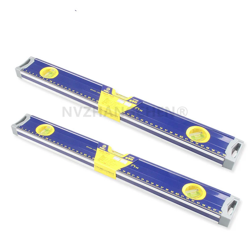 400MM/500MM Regla de nivel de burbuja magnética, regla de burbujas de equilibrio de alto rodamiento, inclinómetro de nivel de escala de ángulo Horizontal para decoración del hogar DIY