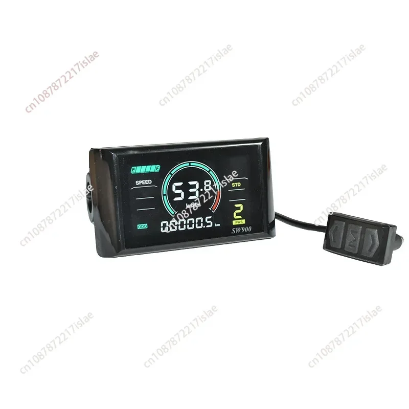 24V36V48V60V72VSW900 color screen electric bicycle scooter lithium battery USB LCD instrument