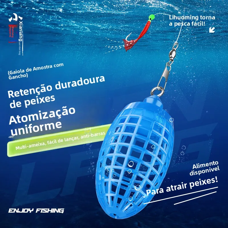 armadilha-de-isca-para-pesca-equipamento-de-pesca-anzol-pequ-tipo-colher-saco-de-rede-para-isca-chumbadas-em-formato-d