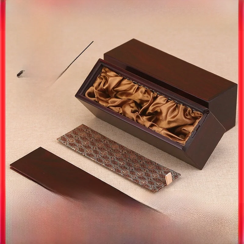 

Zitan Wood Storage Box Long Strip Mechanism Box Rosewood Box Cultural Play Jade Jewelry Storage Box Wood Jewelry Box