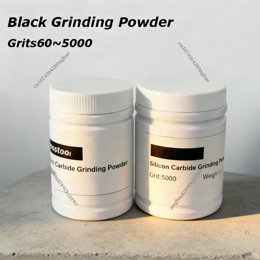 

Black Carborundum Grinding Powder Grit – Industrial Abrasive Material for Vibration Tumbler Polishing of Jadeite, Jade and Agate