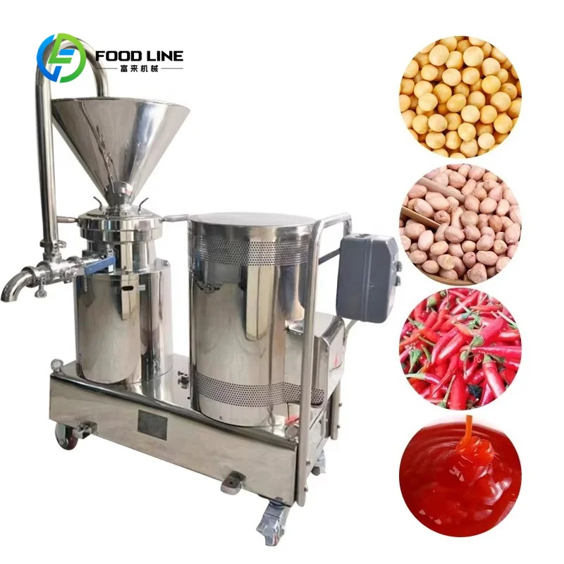 Commercial Stainless Steel Colloid Mill Tiger Nut Grinder Jam Spice Peanut Butter Processing Machine