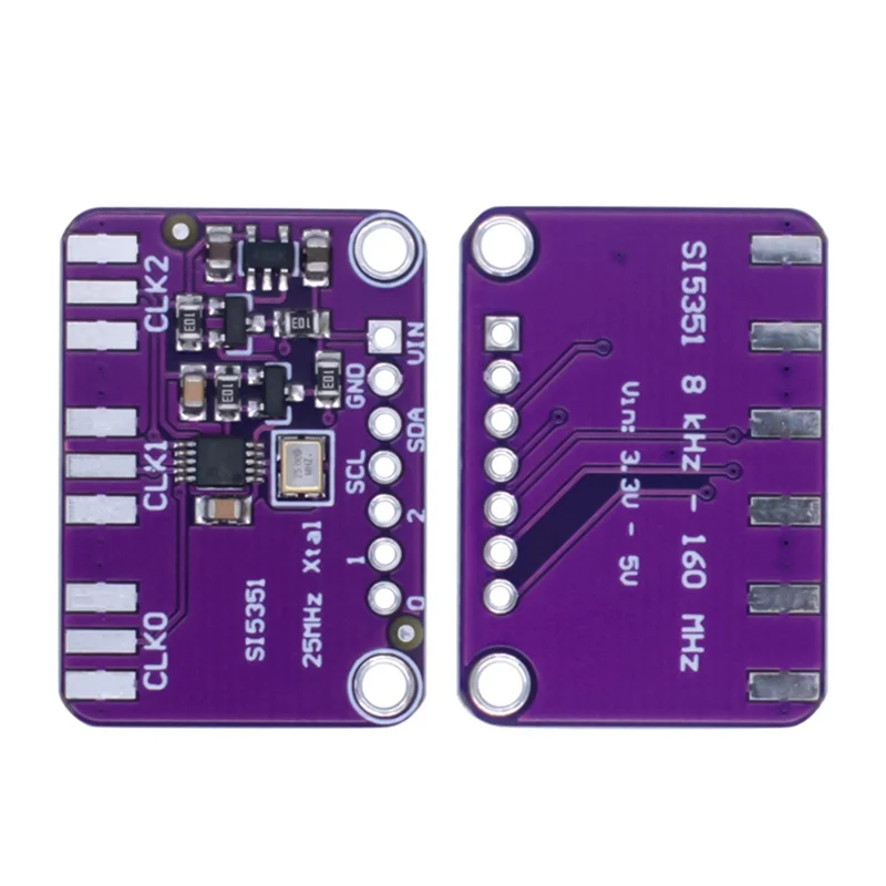 ABDJ-クロック信号発生器モジュール Si5351a I2C 発生器モジュール 25MHZ I2C Si5351a I2C モジュール