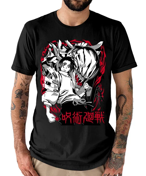 Camiseta unisex Jujutsu Kaisen 0: Yuta Okkotsu Rika Orimoto 2 Cotton anime T-shirt