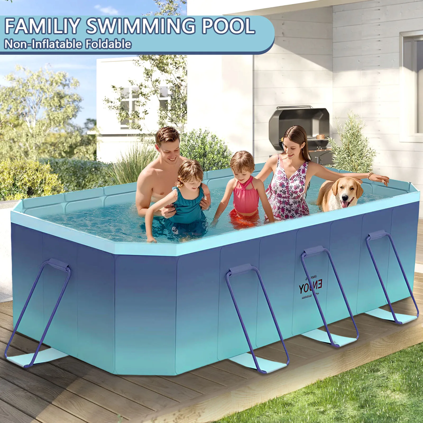 

Quality Children's Swimming Home Use Portable Non-inflatable Foldable Pool Outdoor Summer Water Party Thickened Baby Slide Pool