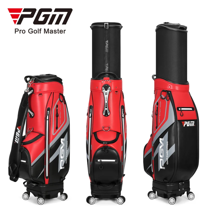 PGM-QB099 Custom Golf Travel Bag, Full Waterproof Nylon with Wheels, Men and Women