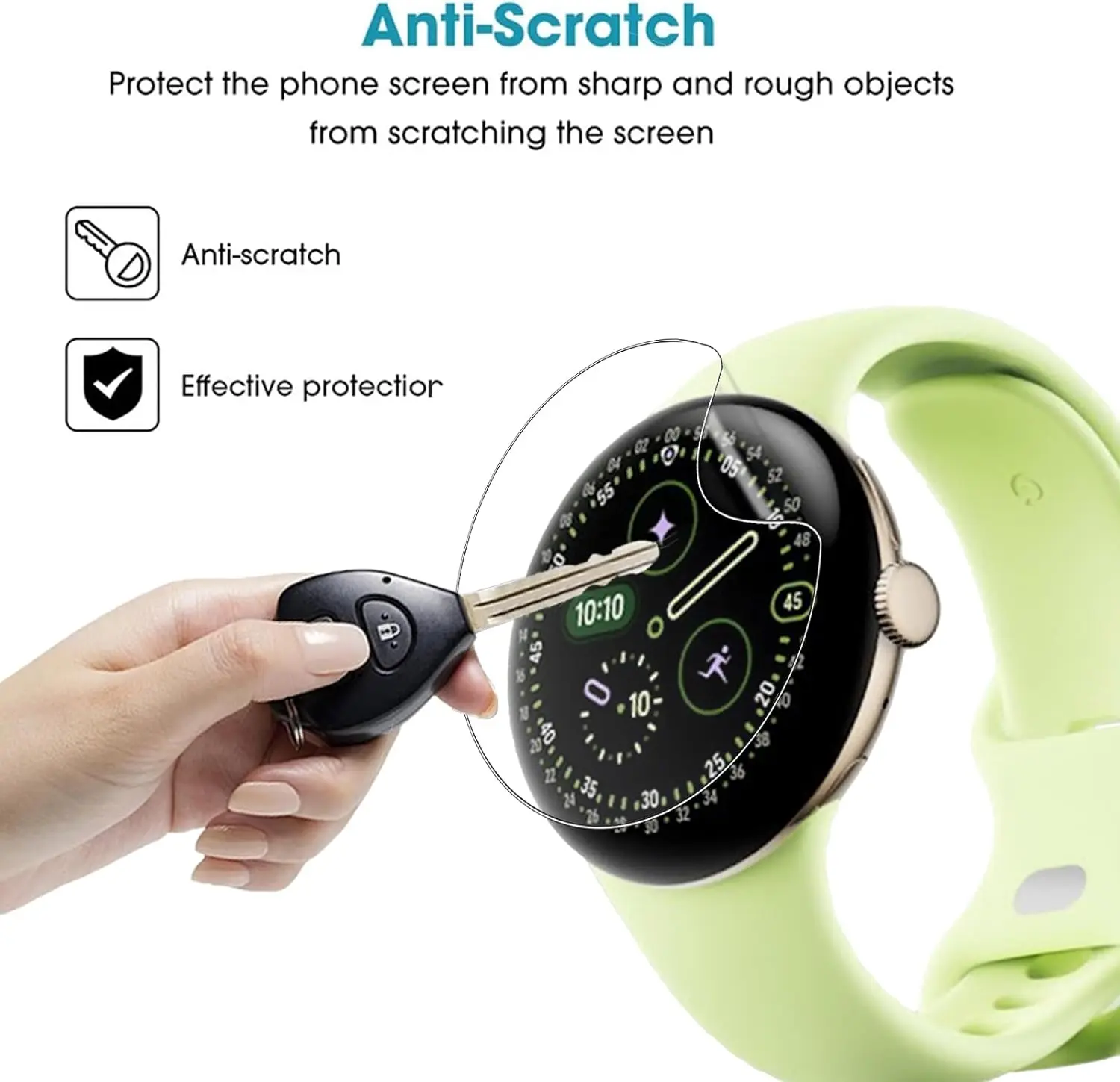 

3pcs HD Clea Protective Film for Google Pixel Watch 4 45mm 41mm Anti Scratch Hydrogel Screen Protector Smart Watch Accessories