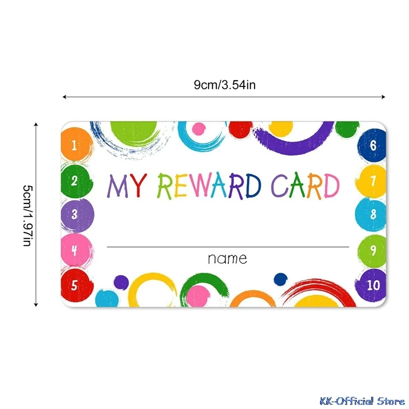 MY Reward Cards, 50Pcs  Reward Incentive Punch Cards For Children Students Motivated Teacher Teaching Small Business