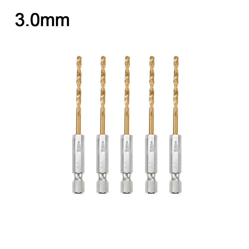 Hss六角シャンクドリルビットセット、コードレススクリュードライバー、1.5-6.5mm、1,4"