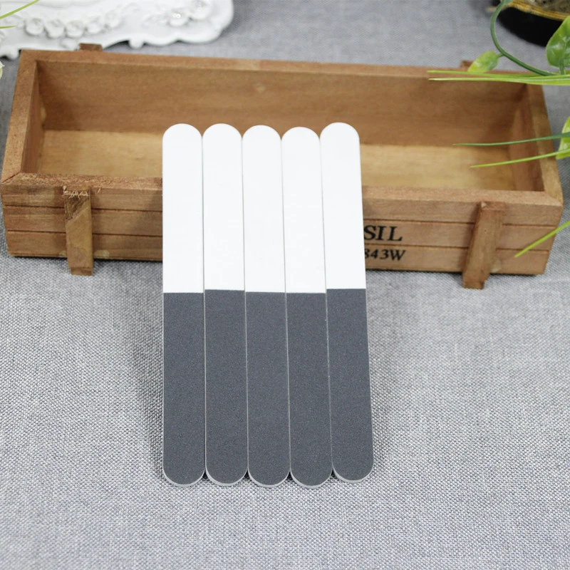 1pc Schleifpapier Nagel Datei 3-seitige Professionelle Nail art Puffer Schwamm 600/1000/3000 Grit Nagel Puffer Datei für UV Gel Polnisch