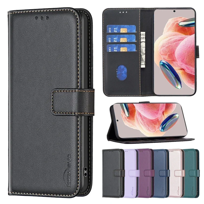 Funda de cuero con tapa magnética para Xiaomi, 13T, 12T, 11T Pro, Redmi 12, 12C, 10, 10C, 9T, Note 13, 13 Pro, 12S, 12 Pro Plus, 11, 10, 9 Pro