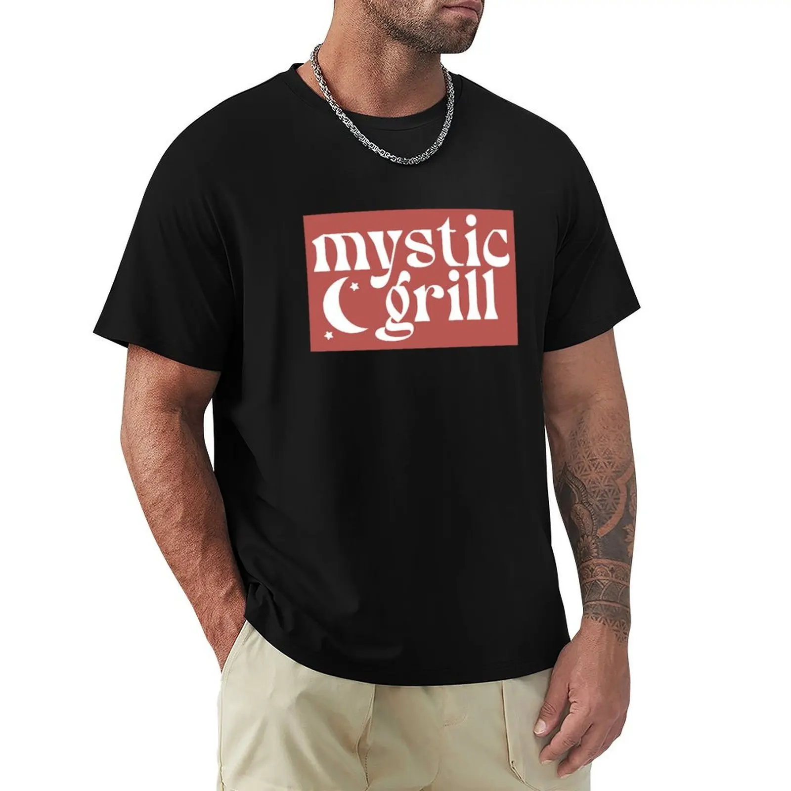 

mystic grill T-Shirt Industrial Work Tee Shirt