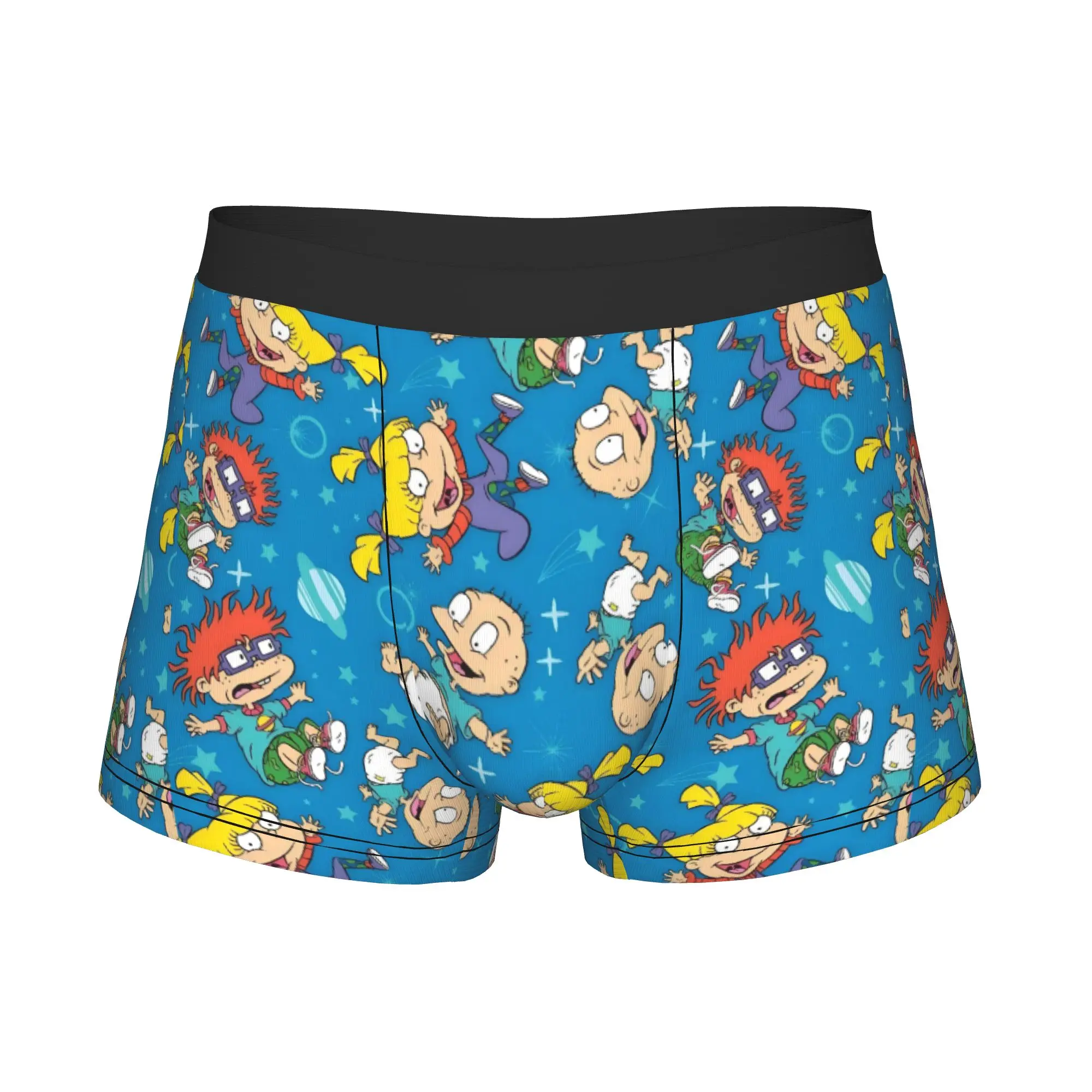 Cute R-Rugrats Child Boxers Shorts Men's Cartoon Character  Briefs Underwear Fashion Underpants