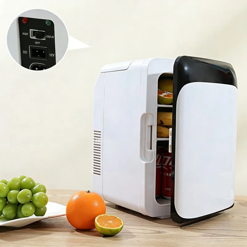 Portable refrigerators and mini-refrigerators with car adapters