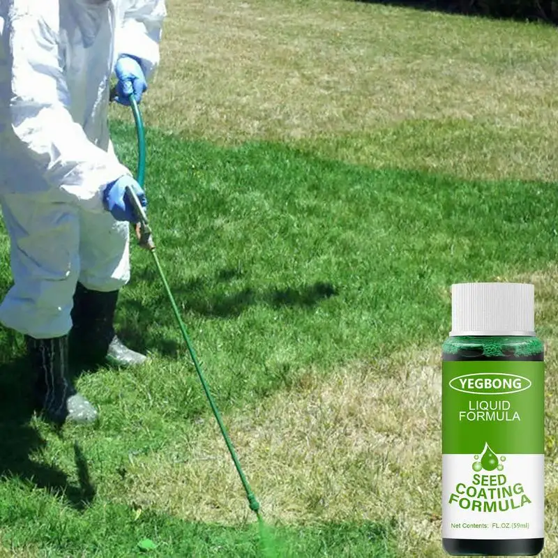 Seed Spray Liquid Green Grass Lawn Spray Grass Paint Max Strength Green Grass Lawn Spray & Dog Spot Repair Green Lawn Spray Lawn