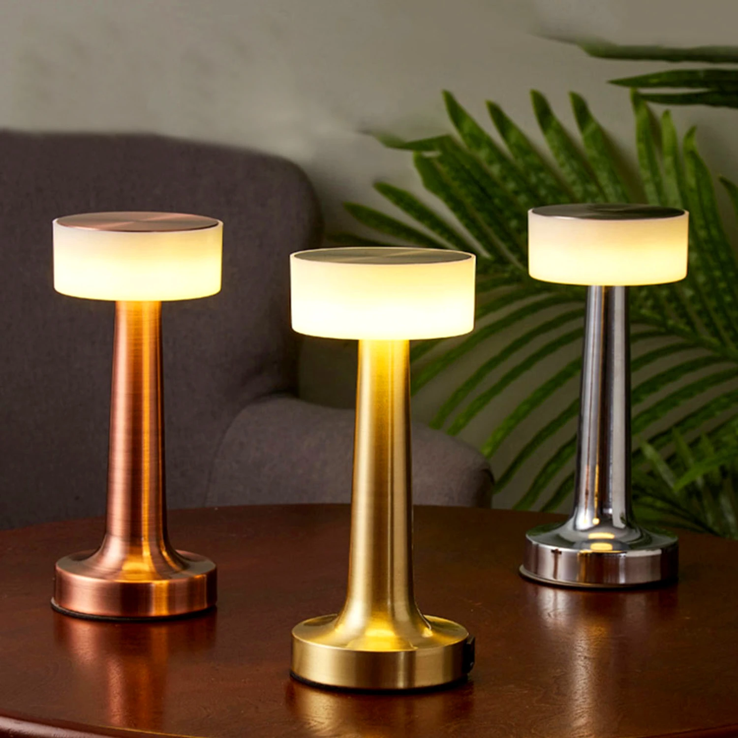 Stylish and unique Retro LED Night Light Table Lamp - Creative Touch Controlled Decor for Room, Coffee Table, or Restaurant - Re