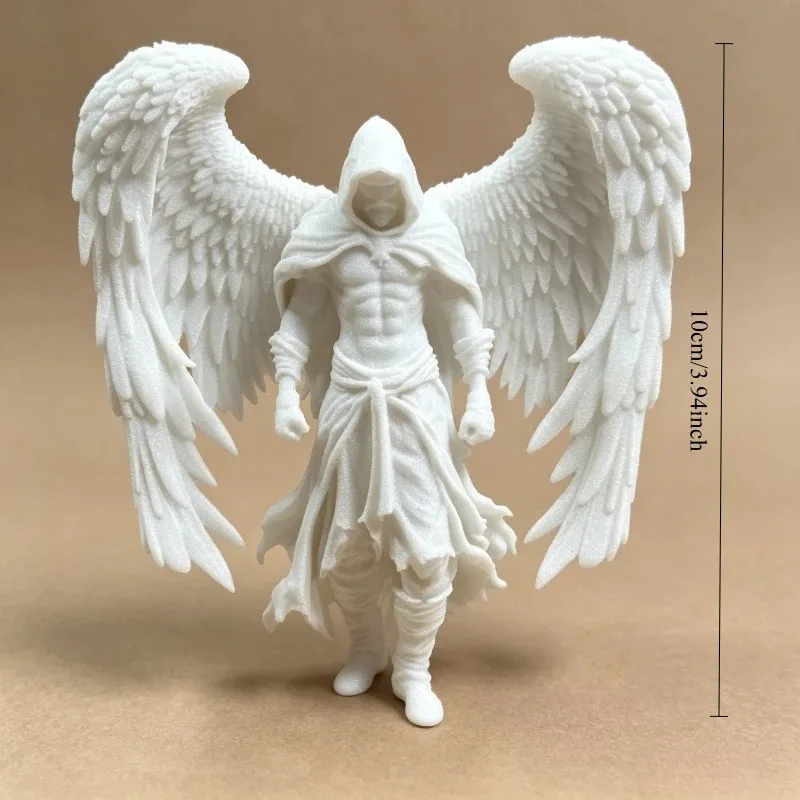 Melancholy Fallen Monarch Sculpture Intricate 3D Printed Gothic Dragon Desk Object Moody Holiday Gift for Fantasy Readers