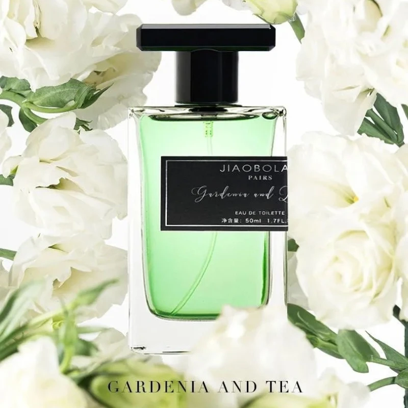 

50ML Gardenia and Green Tea Perfume Long-lasting Floral Fruity Fragrance Fresh Light Date Gift Unique Aromatic Scent for Women