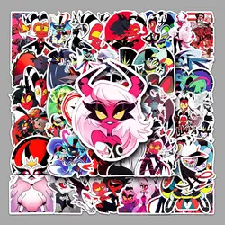 50pcs Helluva Boss Cartoon Stickers Mobile Phone Waterproof Notebook Waterproof Decorative Stickers Supplies