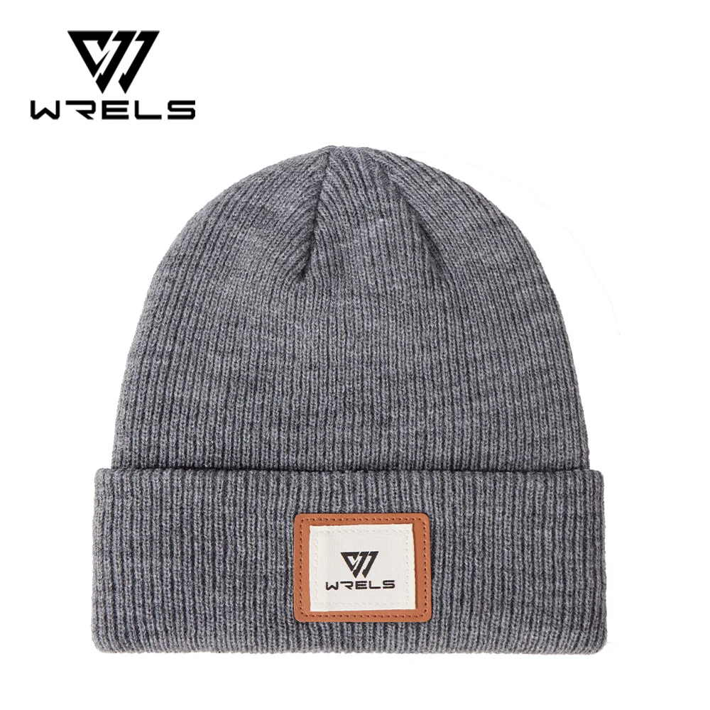 WRELS Gorro de punto grueso de invierno con forro polar térmico, gorro de calavera suave a prueba de viento para hombres y mujeres, esquí al aire libre, senderismo