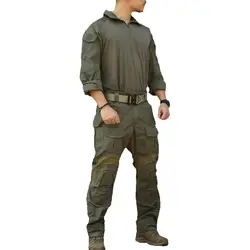 Emersongear Tactical E3 Combat Uniform Sets Shirts Pants Upgraded Version Mens BDUTraining Suit Duty Cargo Trouser Tops Nylon RG