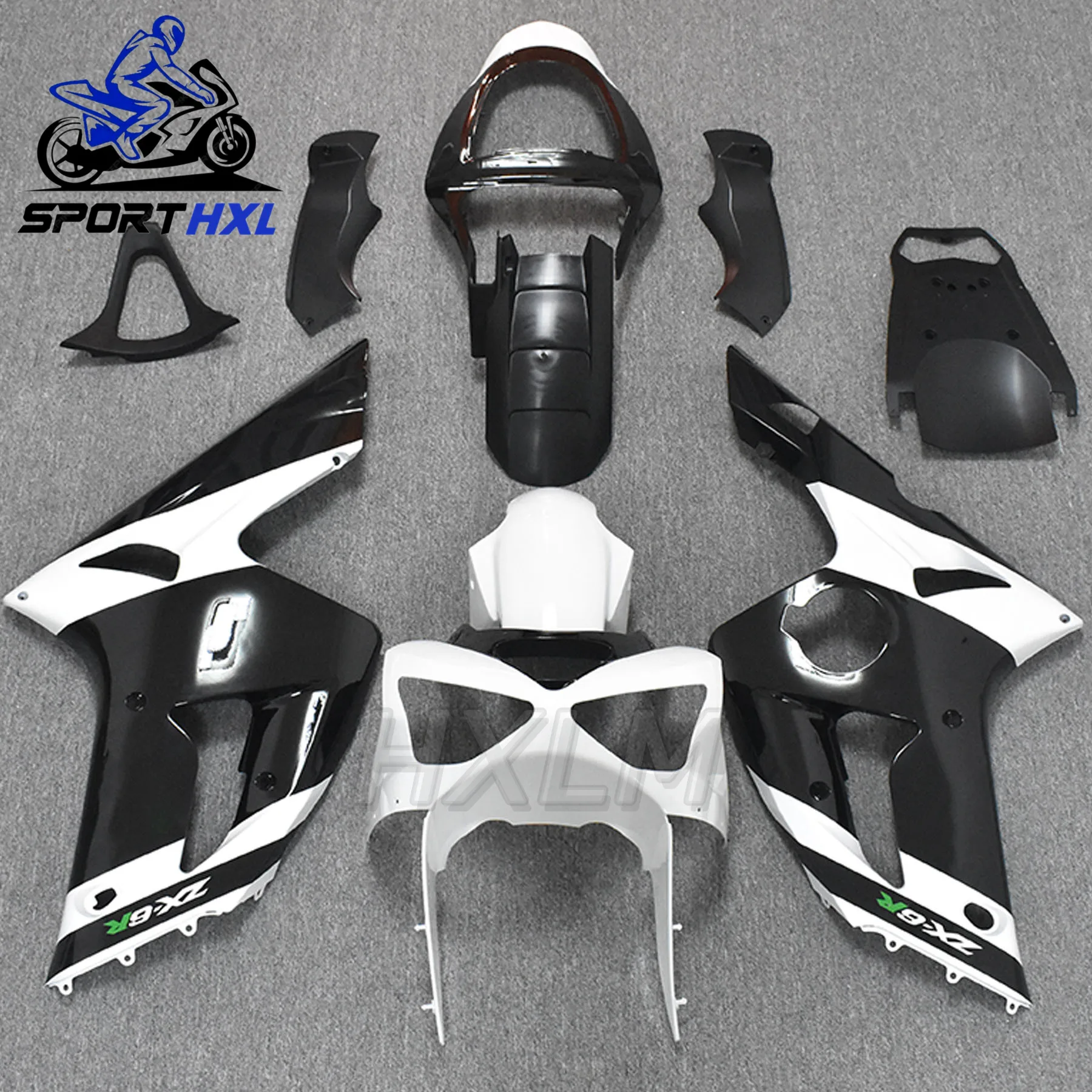 

New ABS injection molded high quality vehicle fairing kit for ZX-6R ZX6R 636 2003 2004 03 04 03 04 body set