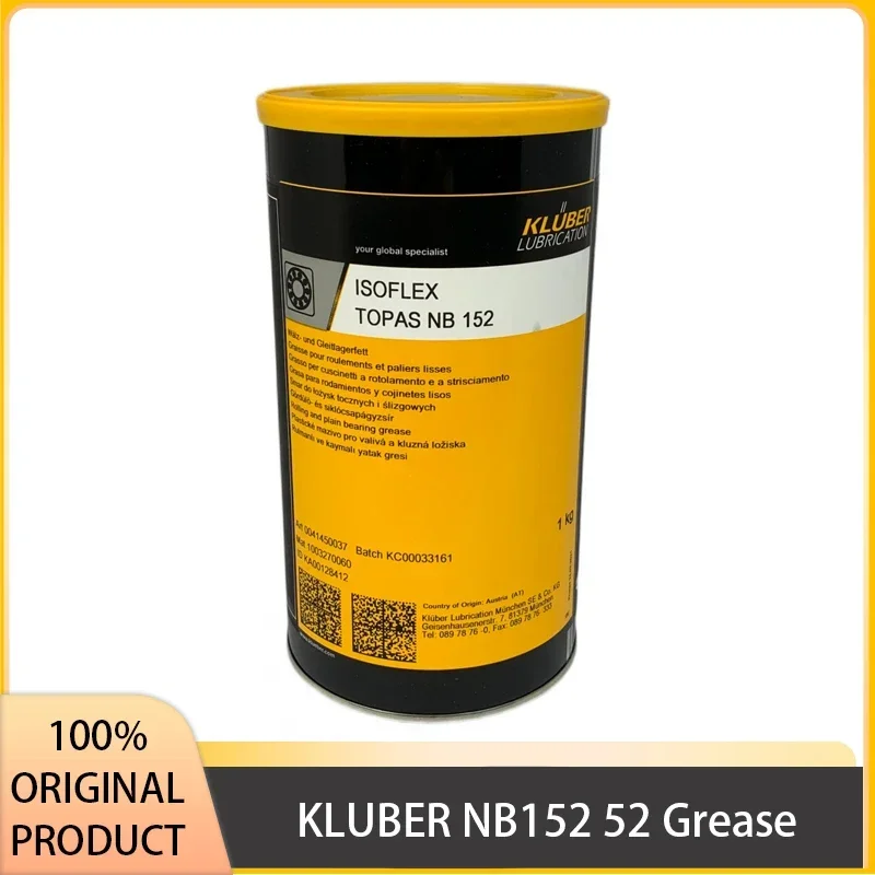 

KLUBER NB152 52 Rolling and Sliding Bearing Grease with Good Corrosion Resistance,anti-oxidation,Germany Original Product