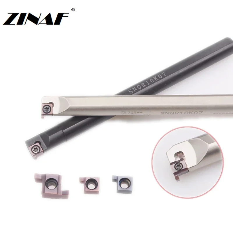 Imagem -02 - Suporte para Ferramentas de Torno Interno Cnc Sngr Sngr08 10 12 Hngr Torno Indexável Micro Buraco Sngr para 6gr 7gr Grcarbonide Insert