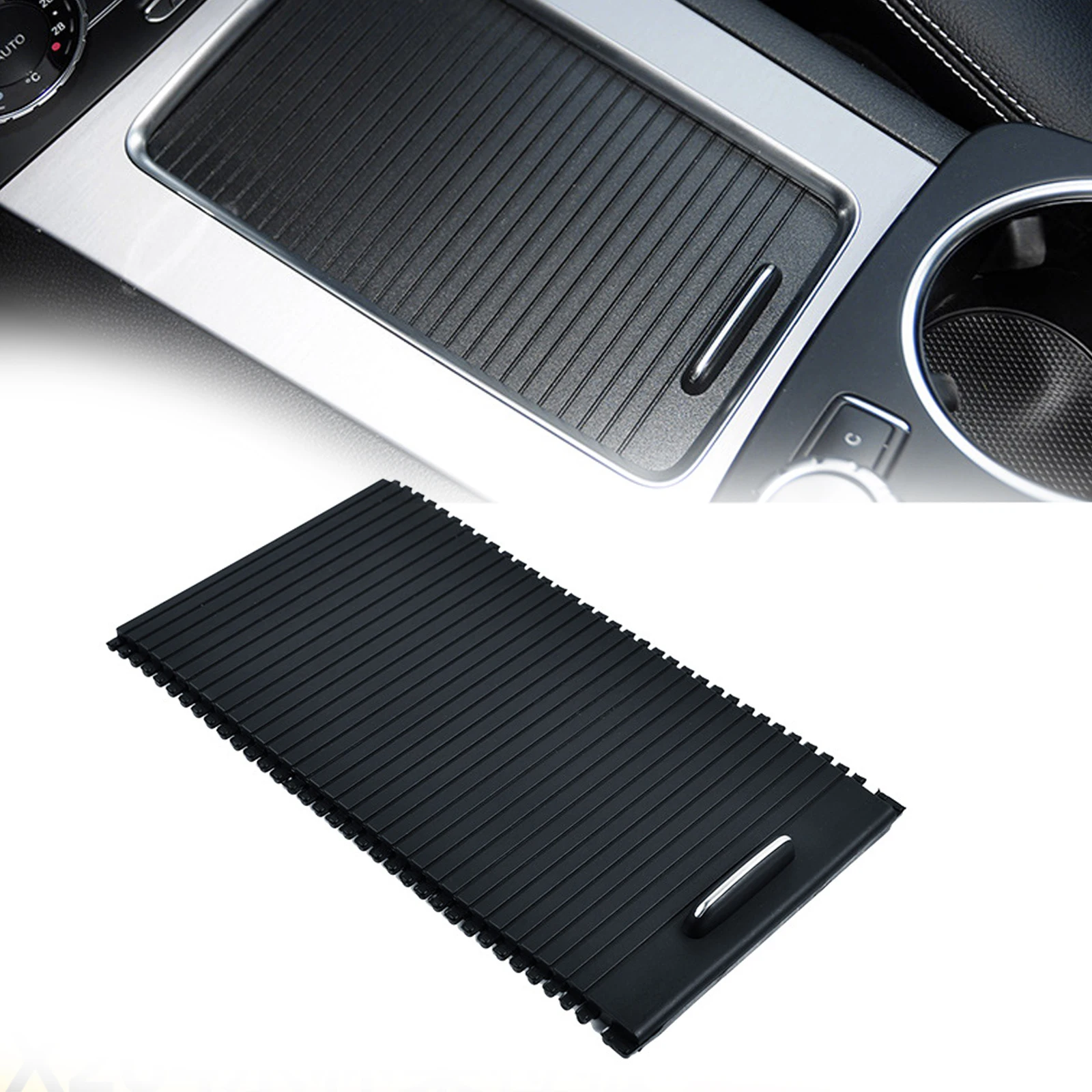 

Center Console Cup Holder Sliding Roller Cover For Mercedes-Benz For X204 For GLK Class 2007-2015 2046805808 Cup Holder Plastic