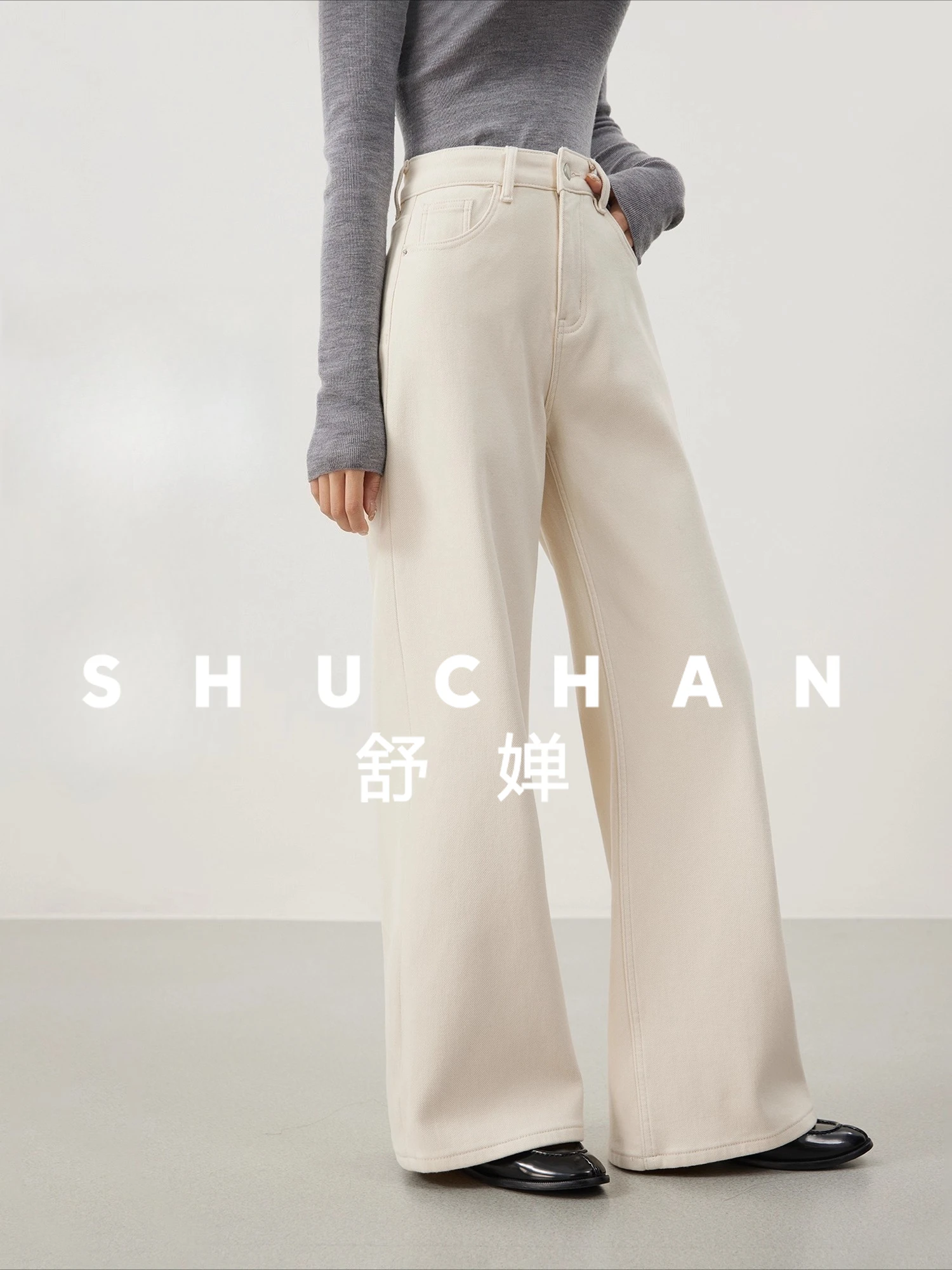 

Good Quality, Long-term, Lyocell Cotton Inner Polished and Velvet Classic Casual Straight Jeans Women