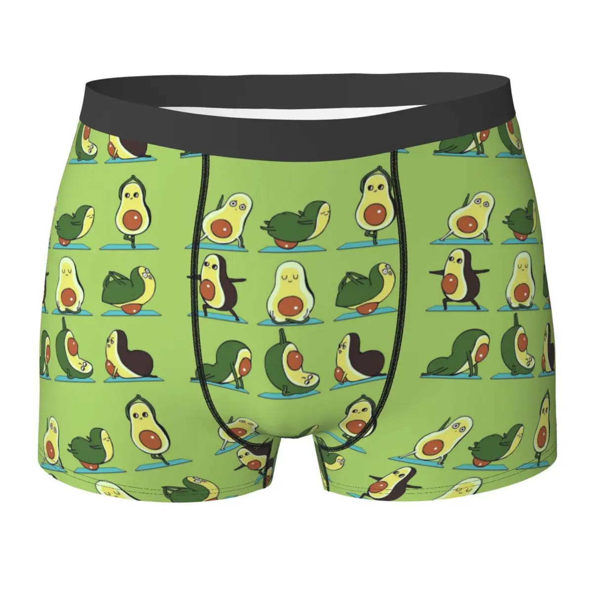 Boxer Underpants Shorts Avocado Yoga Panties Men Comfortable Underwear for Homme Man Boyfriend Gift