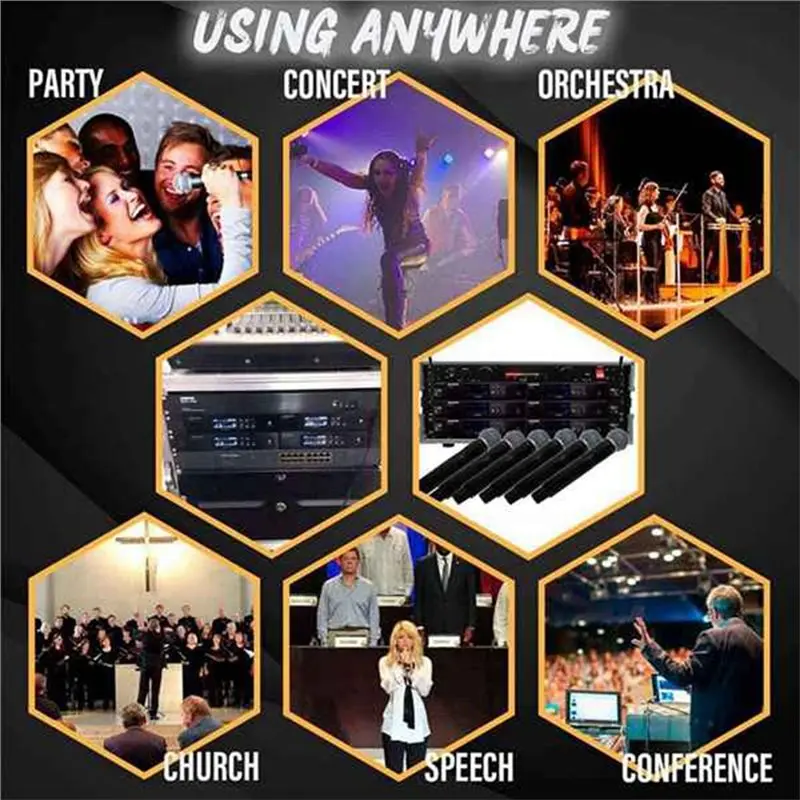 HJ-Für SLX4 Rack Montage Halterung Metall Rahmen Drahtlose Mikrofon Audio Zubehör