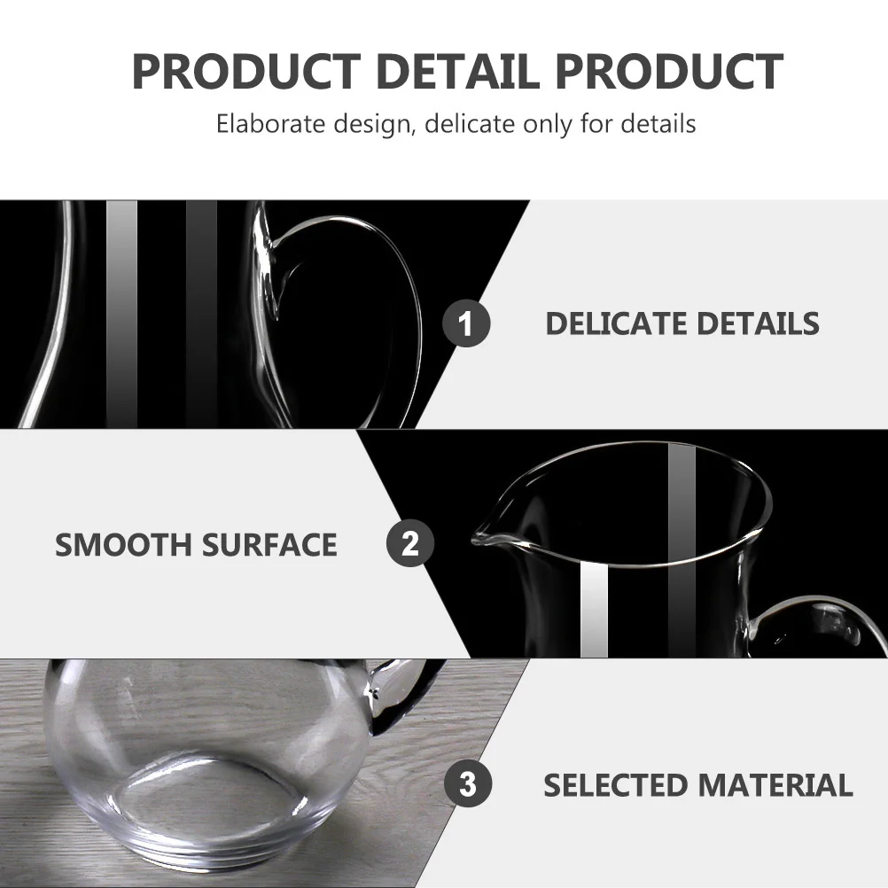 

Premium Glass Decanter High Capacity Stylish Simple Craftsmanship Wine Dispenser for Home Party Serving Red Wine and Whisky