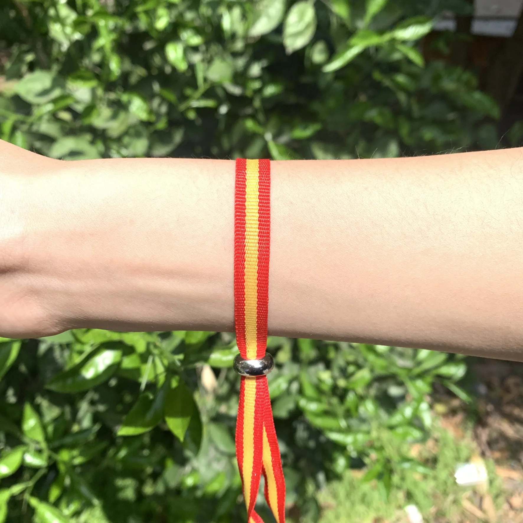 جديد قوس قزح بلدان العلم سوار دي لا جمهورية دي الشريط. سوار المصفقين ذو خيط نسيج قابل للتعديل الجمهوريين #5