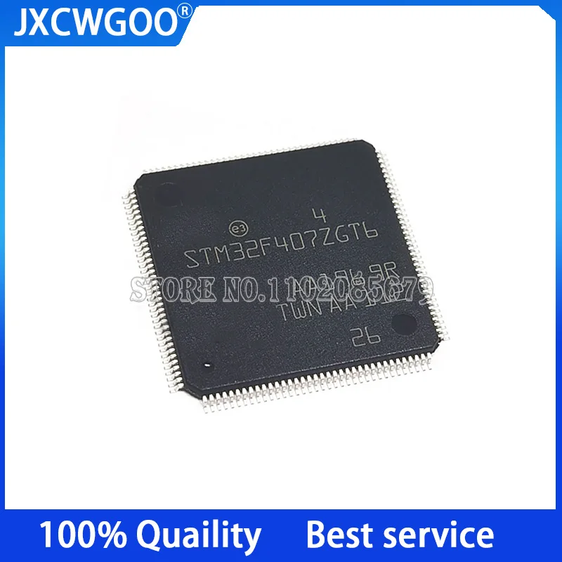 

5PCS STM32F407ZGT6 LQFP-144 32-bit microcontrollerMCU New original
