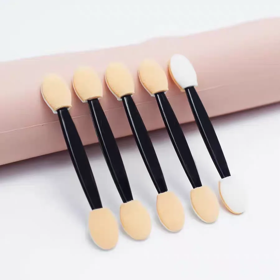 30/50 قطعة المتاح المزدوجة الجانبين ظلال العيون الإسفنج قضيب مع حاوية ظلال العيون فرش لمستحضرات التجميل قضيب ماكياج #3