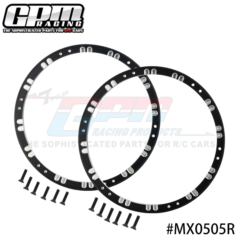 GPM Alu 7075 Rear Wheel Reinforcement Rings For LOSI 1/4 Promoto MX Motorcycle