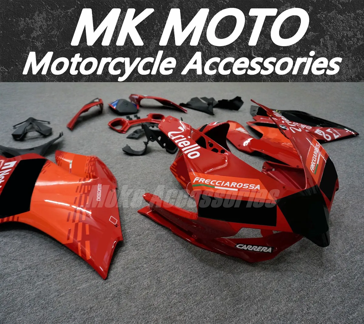 

Комплект обтекателей для Panigale 899 1199 2012 2013 2014, набор кузовных деталей из высококачественного АБС-пластика, литье под давлением, красный/белый/черный