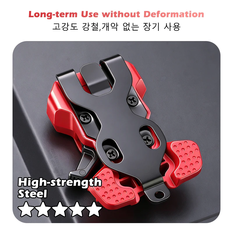 1Pc/2Pcs Self-locking Drill Holder Belt Clip Quick Release High-hardness Quick-hook Tool Holder Portable Tool Organizer