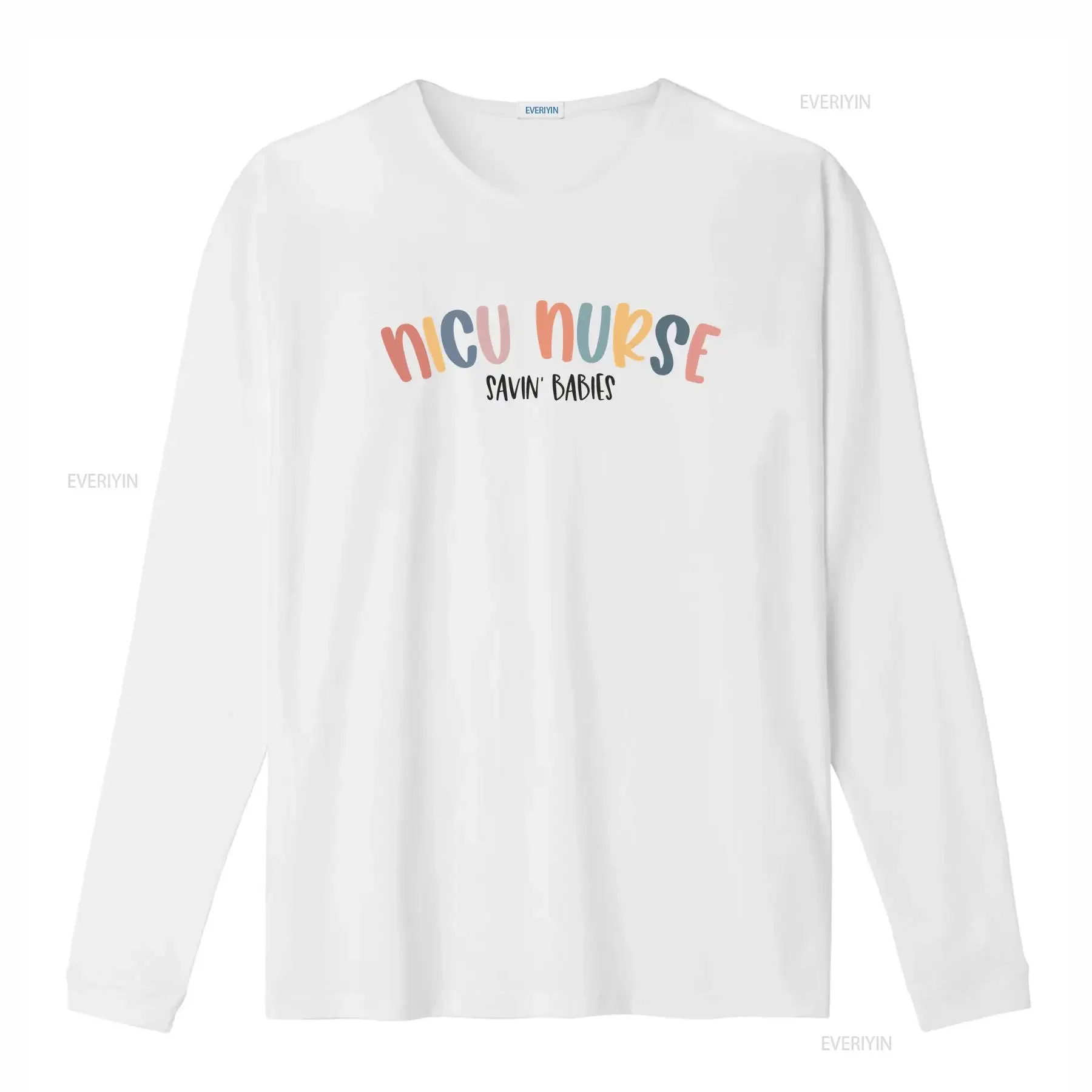 Savin' Babies NICU shirt Neonatal Intensive Care Nurse T Nursing School Grad Life ICU Regi vintage Washed Top For Everyday Wear