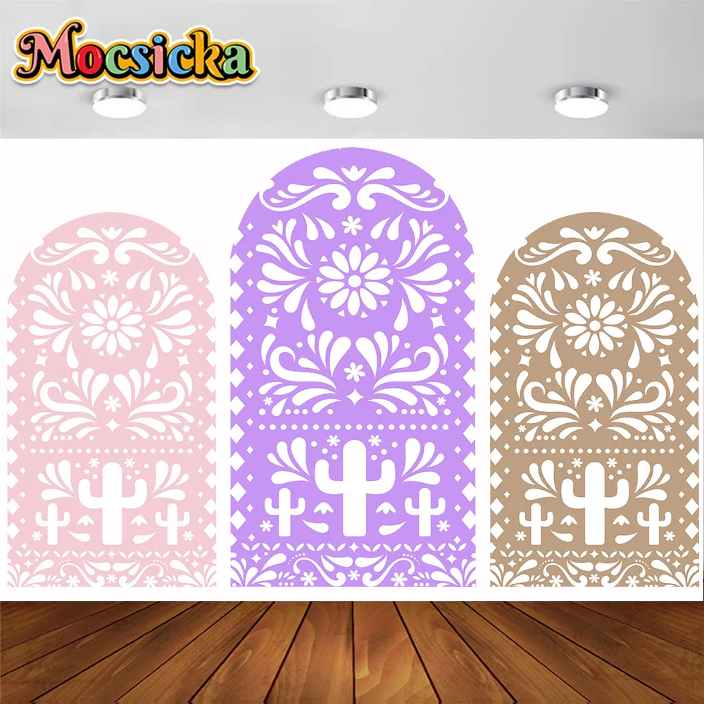 

Mexican Fiesta Party Photography Background Baby Shower Arch Wall Children Birthday Party Decoration Backdrop Photo Banner