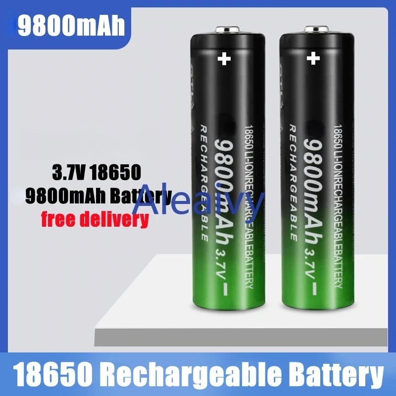 

Newest Fast Charging 18650 Li-ion Battery 3.7V 9.8Ah Rechargeable Battery for Flashlight Electronic Devices High Quality Battery