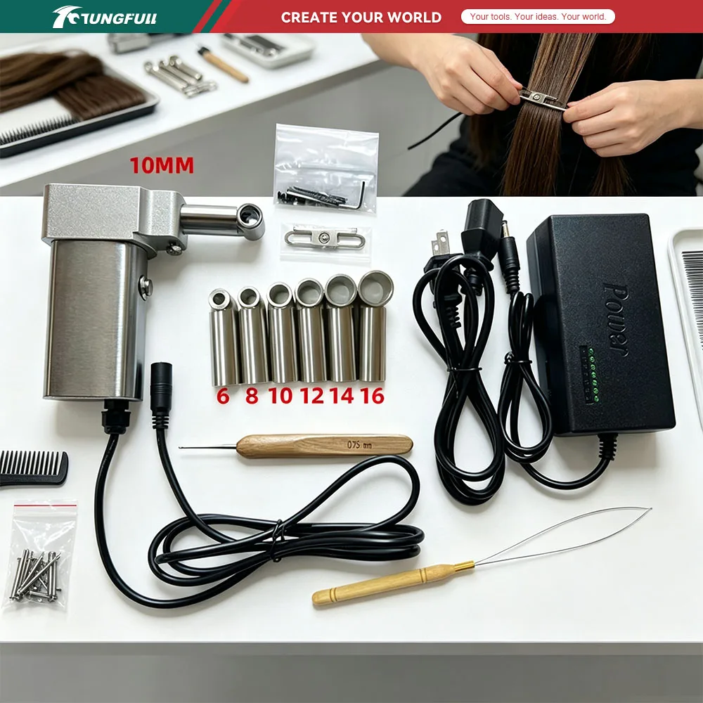 Instant Dreadlocks Hair Making Machine, Semi-Automatic DIY Dreadlock Machine for Long Human Hair & Synthetic Hair