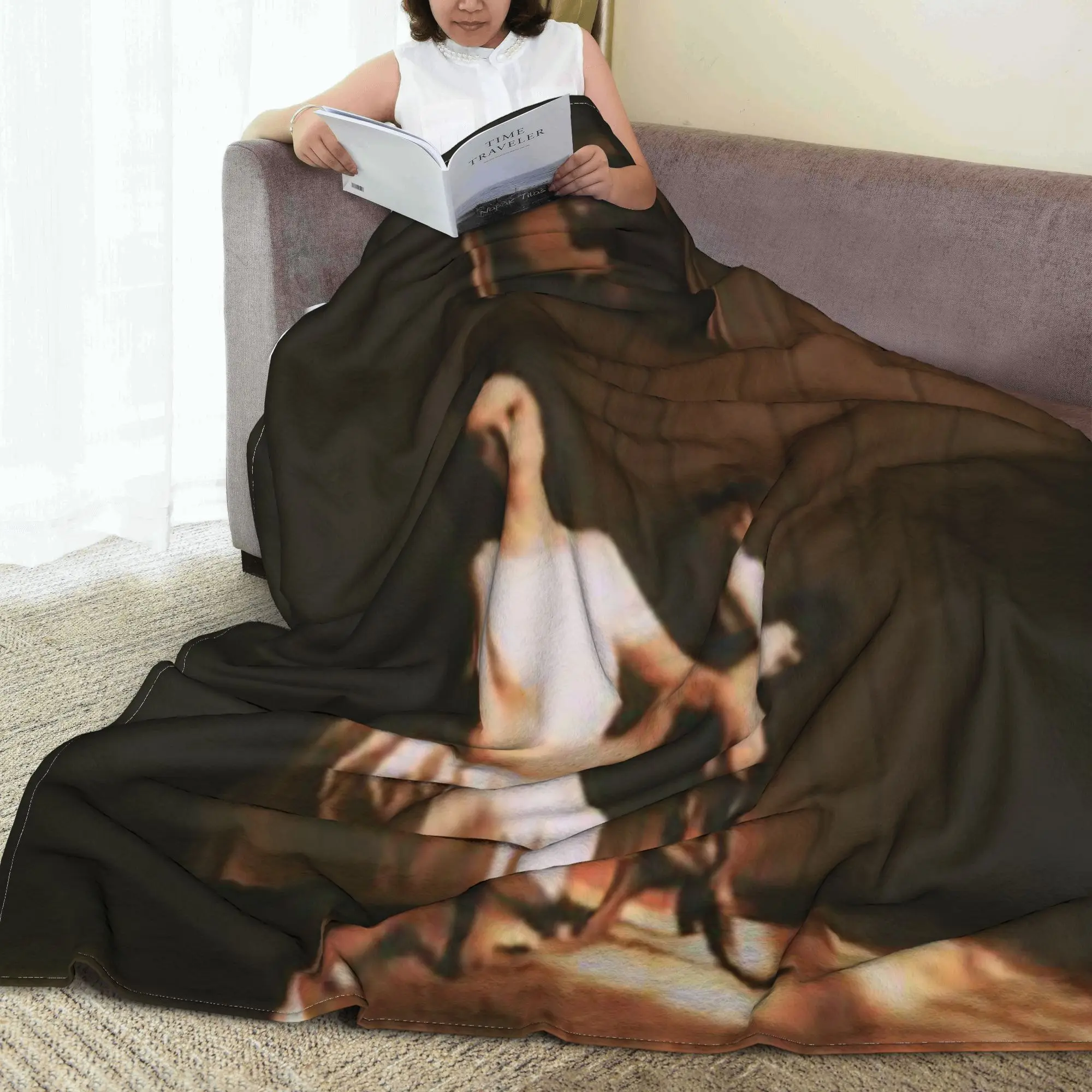Ethel Cain Singer Album Music Tour 2024 Blankets Portable Fleece Throw Blanket for Couch Bedding Office Throws Bedspread Quilt