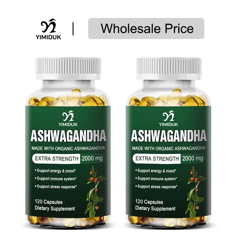 

Ashwagandha Supplements, Support Extra Strength Stress & Mood, Restore, Energy Boost, Thyroid, T-Level, Male Energy Support