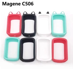 Quality Silicone Case and LCD Screen Protector for Magene C506 GPS Computer MAGENE 506 c506 Case Cover Film Bike Accessories