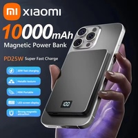 Xiaomi 10000mAh Thin Magnetic Wireless Power Bank PD25W Fast Charging Portable External Battery For Magsafe For iPhone Samsung